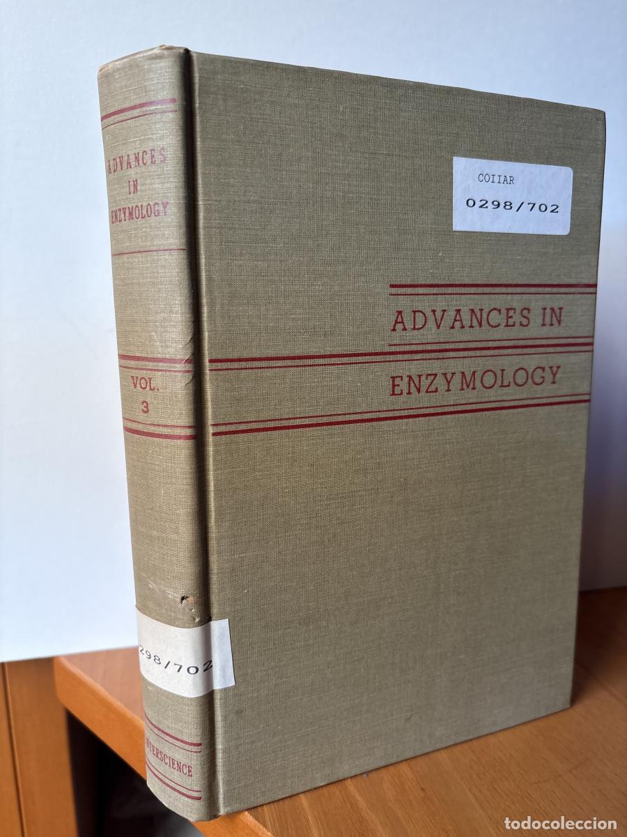 Livres: ADVANCES IN ENZYMOLOGY AND RELATED SUBJECTS OF BIOCHEMISTRY. VOLUMEN III - F.F. NORD Y C.H.WERKMAN T