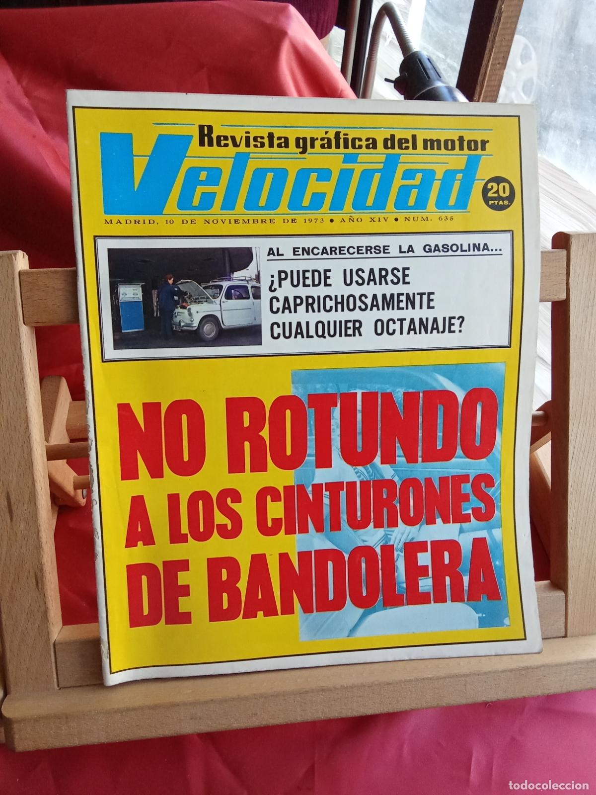 Libros: Revista Velocidad N&uacute;n. 635 Noviembre 1973 REV.1479