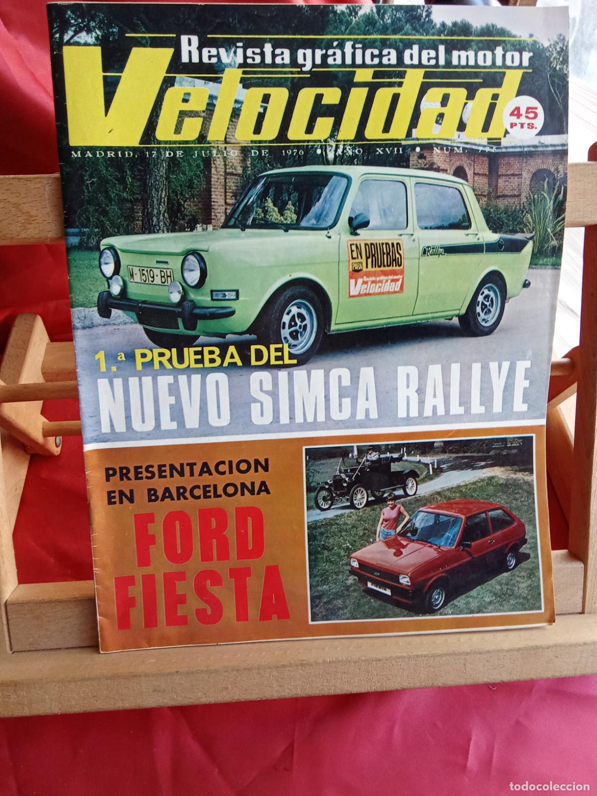 Libros: Revista Velocidad N&uacute;n. 775 Julio 1976 REV.1480
