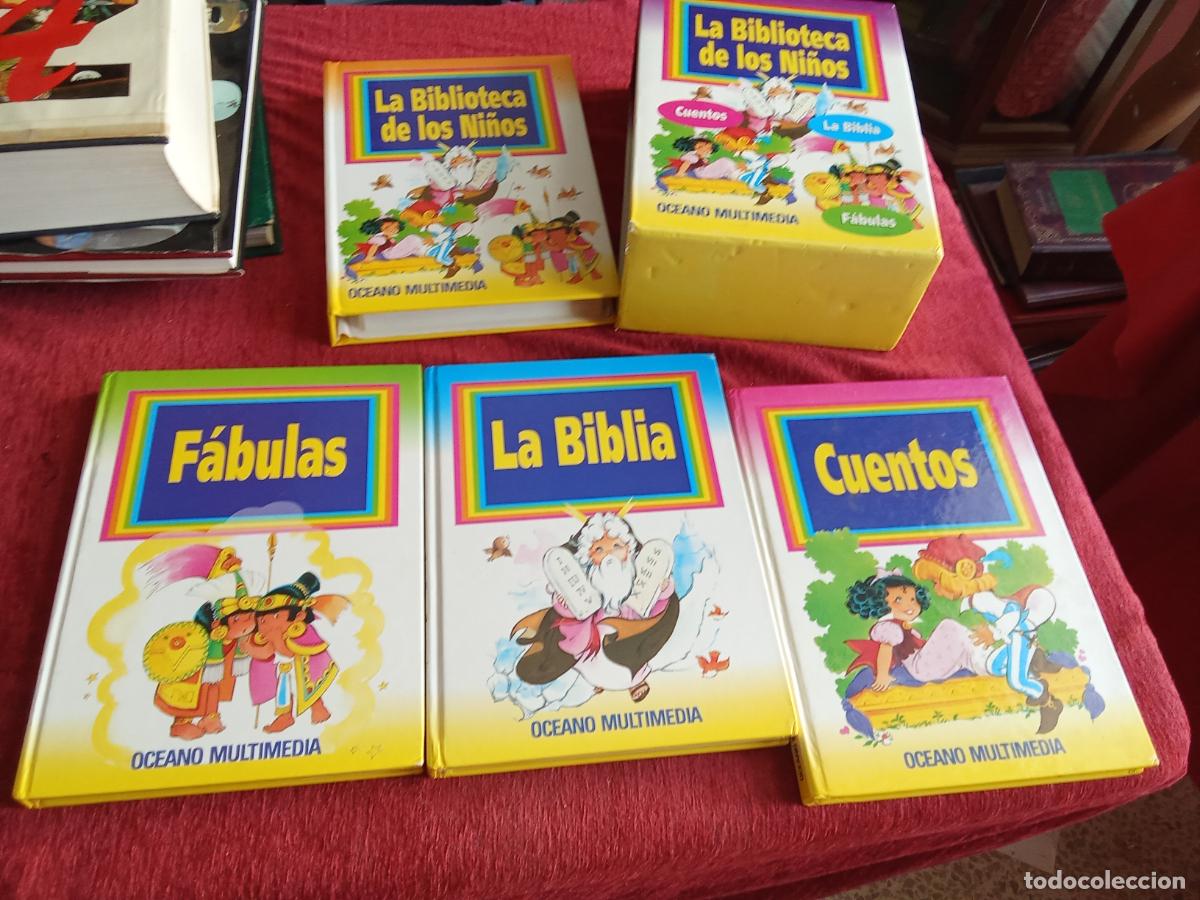 Libros: La biblioteca de los ni&ntilde;os: Cuentos, la Biblia, F&aacute;bulas, Casetes Art.548-1547
