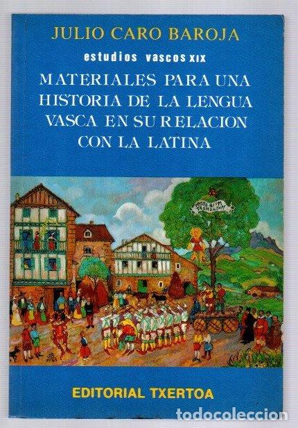 Livros em segunda m&atilde;o: Estudios vascos XIX. Materiales para una historia de la lengua vasca en su relaci&oacute;n con la latina -
