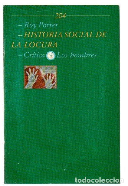Libros: Historia social de la locura - Porter, Roy