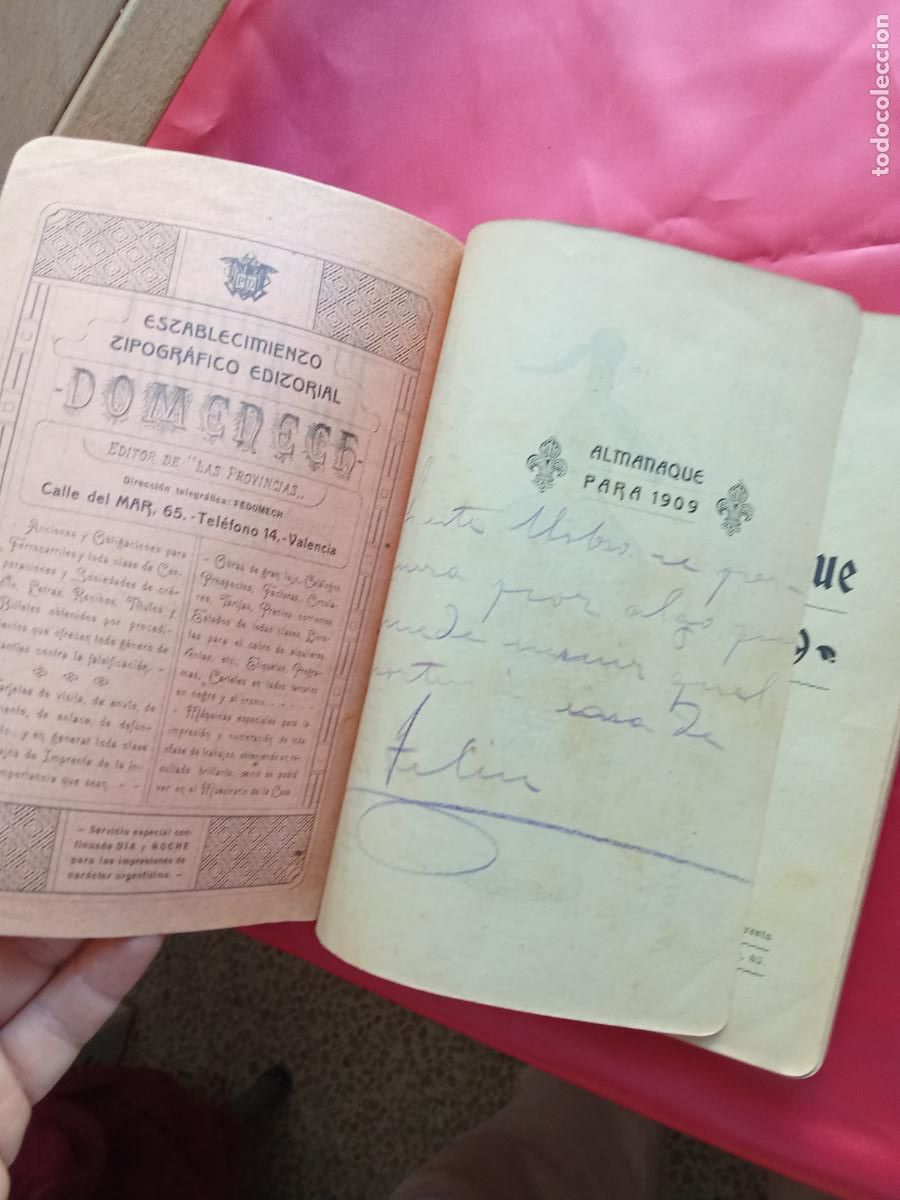 Libros: Almanaque de &rdquo;Las provincias! para 1909 - Foto 2