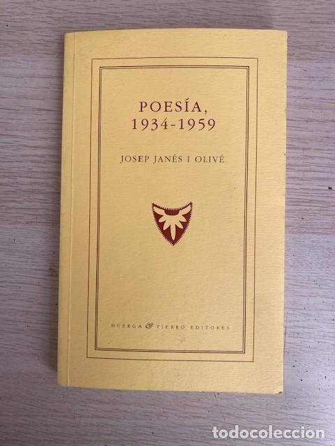 Libri di seconda mano: POES&Iacute;A, 1934-1959 JOSEP JAN&Eacute;S