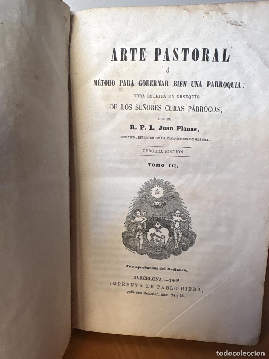 Livros em segunda m&atilde;o: ARTE PASTORAL O METODO PARA GOBERNAR BIEN UNA PARROQUIA. TOMO III - R.P.L JUAN PLANAS