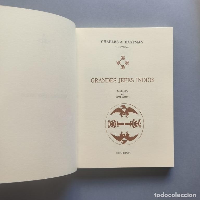 Libros: Grandes Jefes Indios. - Eastman, Charles A. - Foto 3