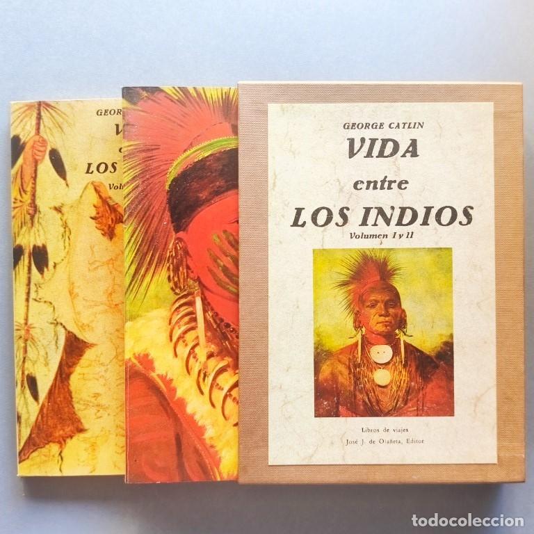 Libros: Vida entre los Indios. (2 vols., completo). - Catlin, George. - Foto 1