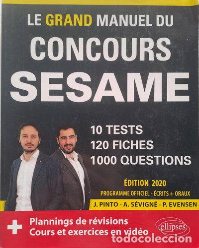 Libros: Le grand manuel du concours SESAME- 9782340035348