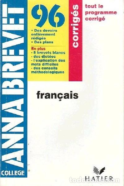 Libros: Fran&ccedil;ais corrig&eacute;s, &eacute;dition 1996- 9782218711466