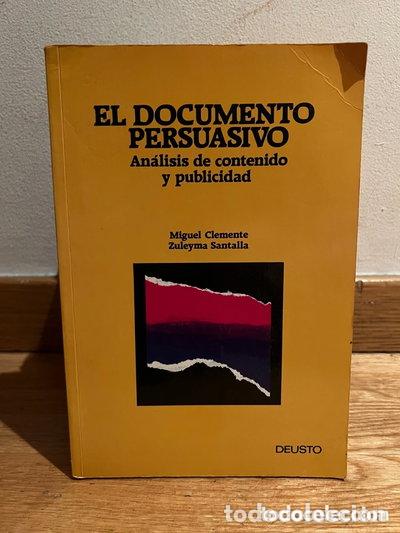 Libros: El documento persuasivo. An&aacute;lisis de contenido y publicidad- 9788423409365