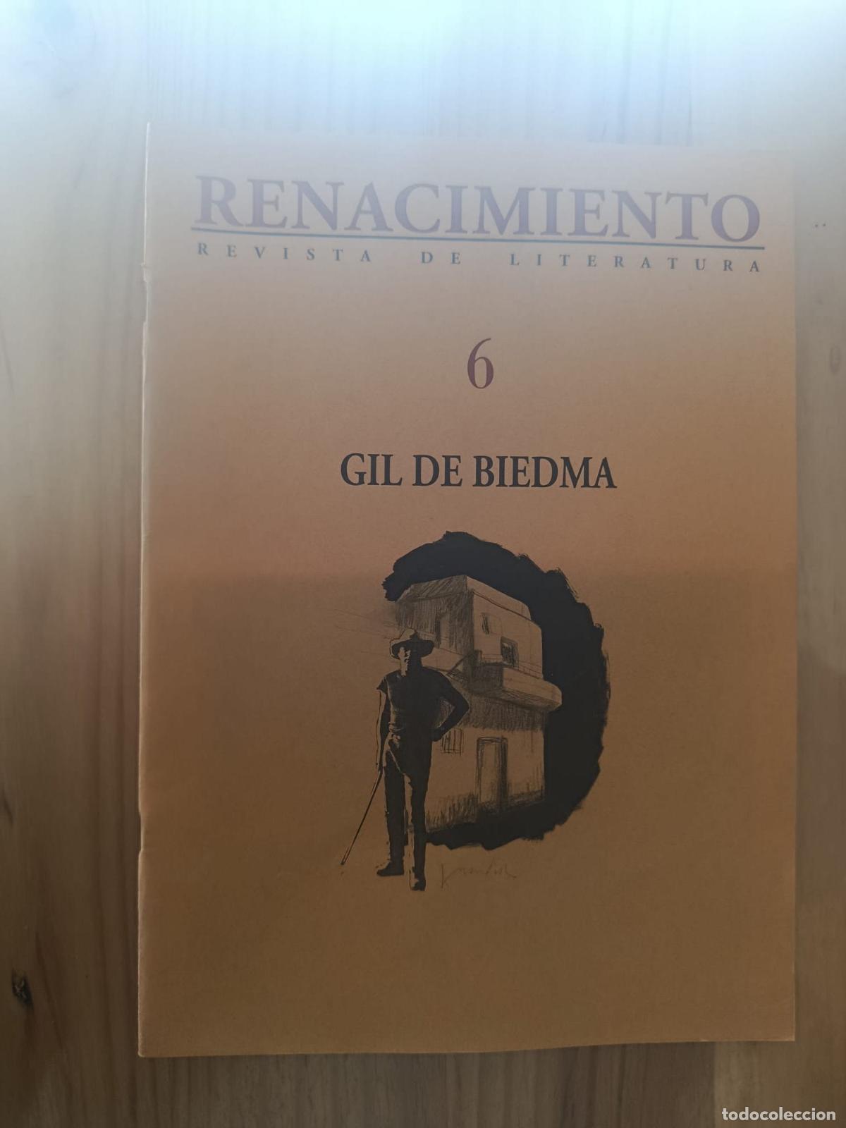 Libri di seconda mano: RENACIMIENTO - REVISTA DE LITERATURA ( 6 ) - GIL DE BIEDMA / 1991