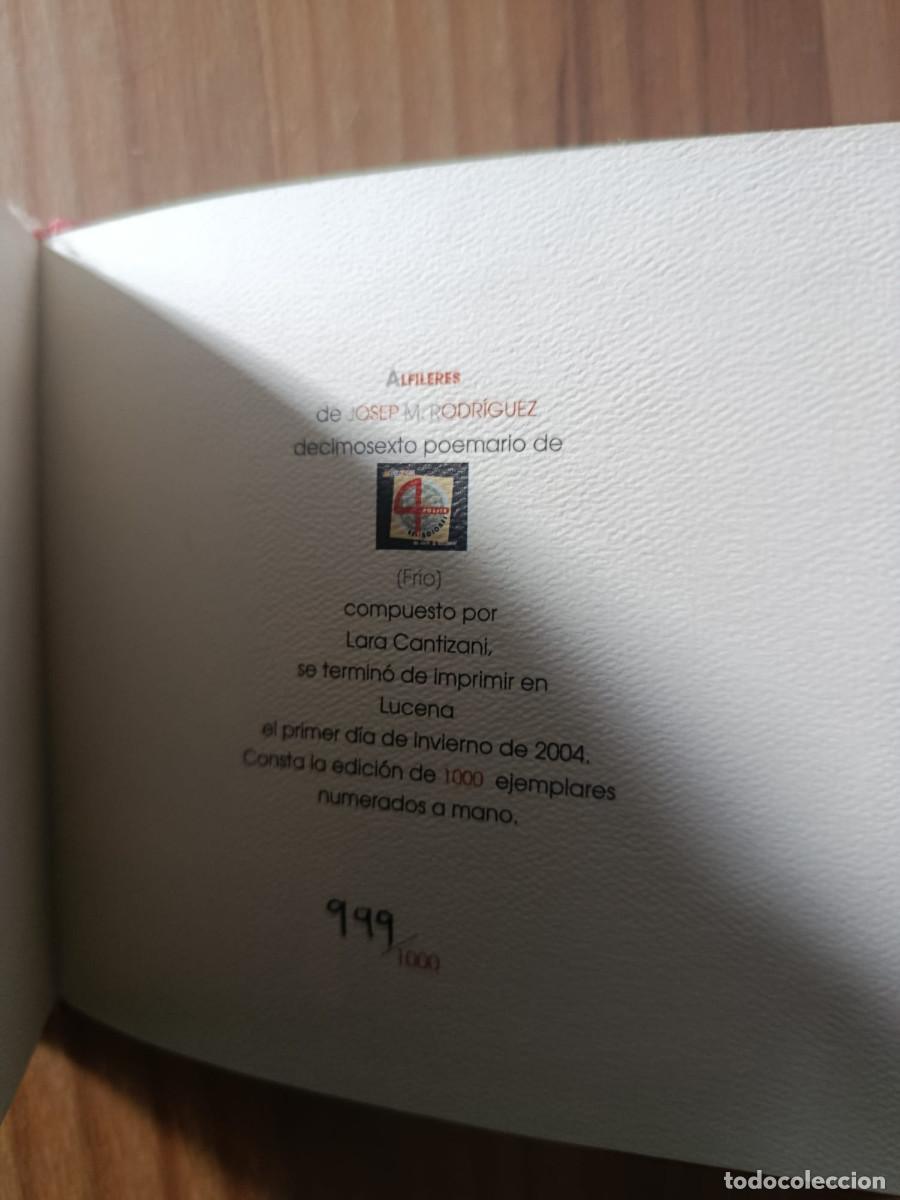 Libros: ALFILERES - JOSEP M. RODRIGUEZ - Foto 3