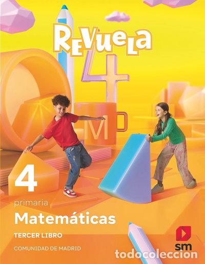 Libros: Matem&aacute;ticas. Trimestres tem&aacute;ticos. 4 Primaria. Revuela. Comunidad de Madrid- 9788419102720
