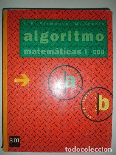 Libros: Algoritmo I, Cou Matematicasopcion- 9788434845916