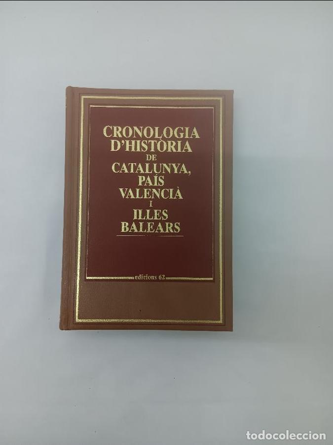 Libros: CRONOLOGIA D'HISTORIA DE CATALUNYA, PAIS VALENCIA I ILLES BALEARS 842975886X