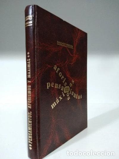 Libros: Pensamientos, aforismos y m&aacute;ximas- 9788440413536
