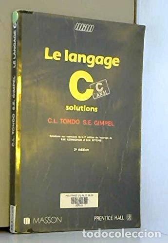 Libros: Le langage C: C ANSI, solutions- 9782225821035