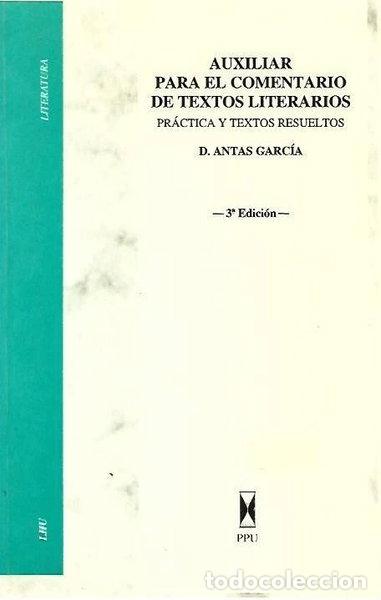 Livros em segunda m&atilde;o: Auxiliar para el comentario de textos literarios- 9788447701858