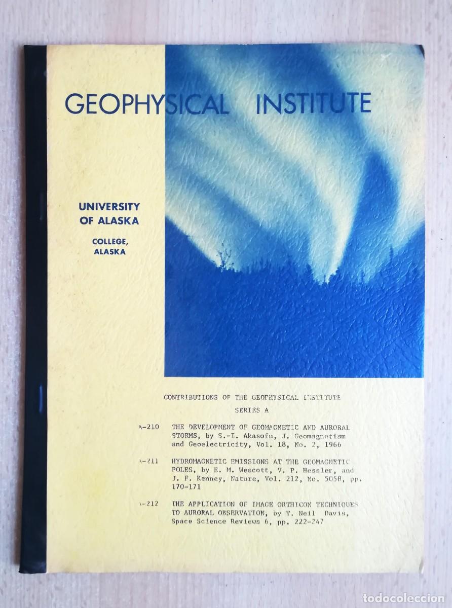 Libros: Geophysical Institute. Universidad de Alaska. Contribuciones 1966.