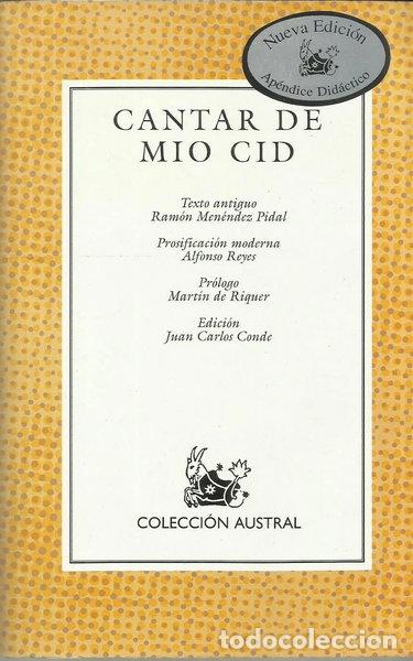 Libros: Cantar de Mio Cid- 9788423998661