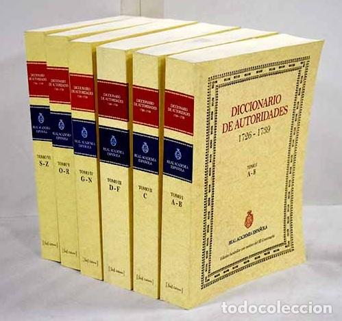 books: Diccionario de autoridades, 1726-1739