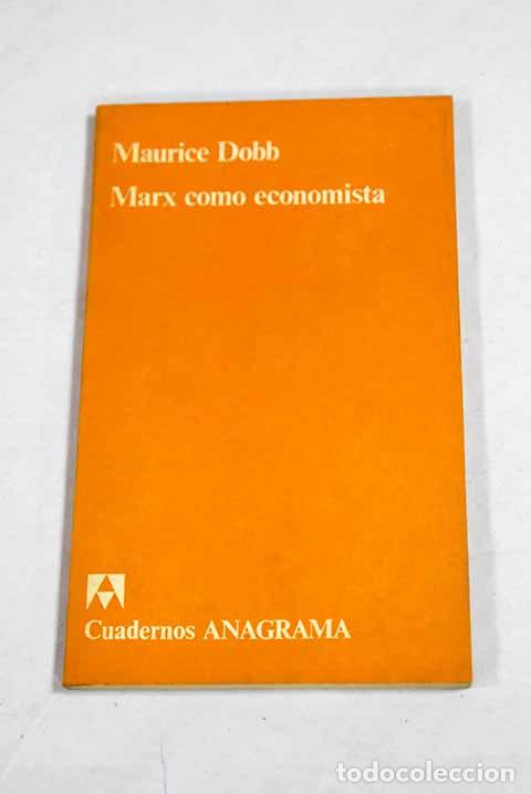 Livros em segunda m&atilde;o: Marx como economista.- Dobb, Maurice
