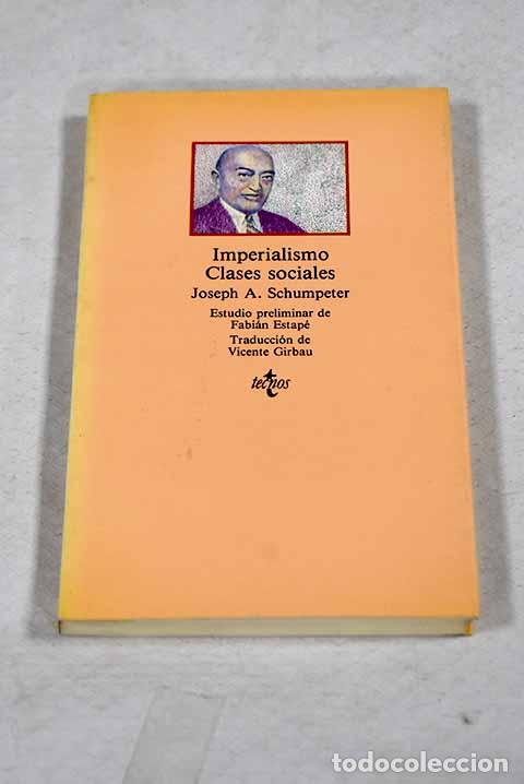 Livros em segunda m&atilde;o: Imperialismo: Clases sociales.- Schumpeter, Joseph A.