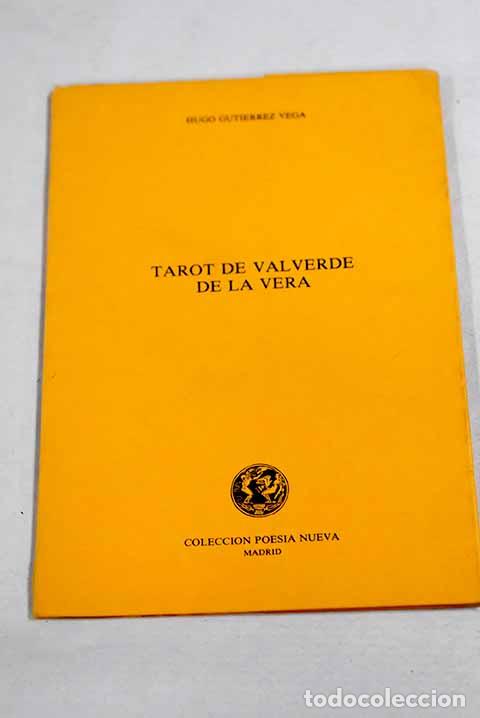 Libros: Tarot de Valverde de la Vera.- Guti&eacute;rrez Vega, Hugo