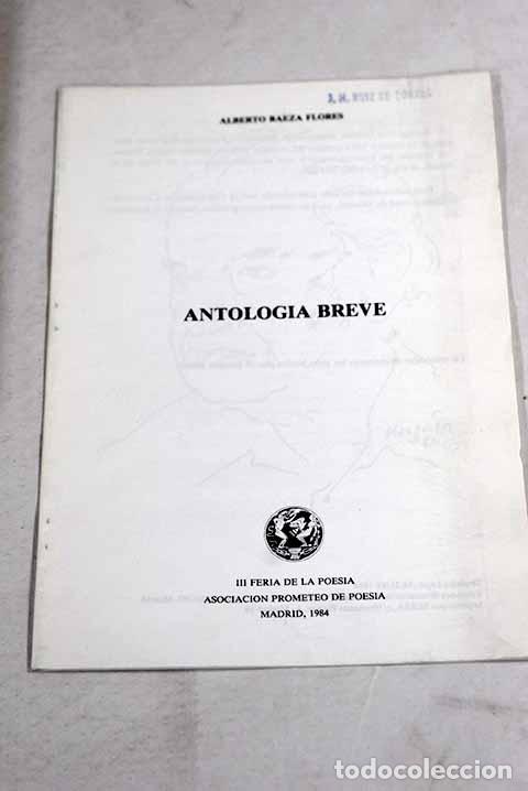 Libros: Antolog&iacute;a breve: : Asociaci&oacute;n Prometeo de Poes&iacute;a.
