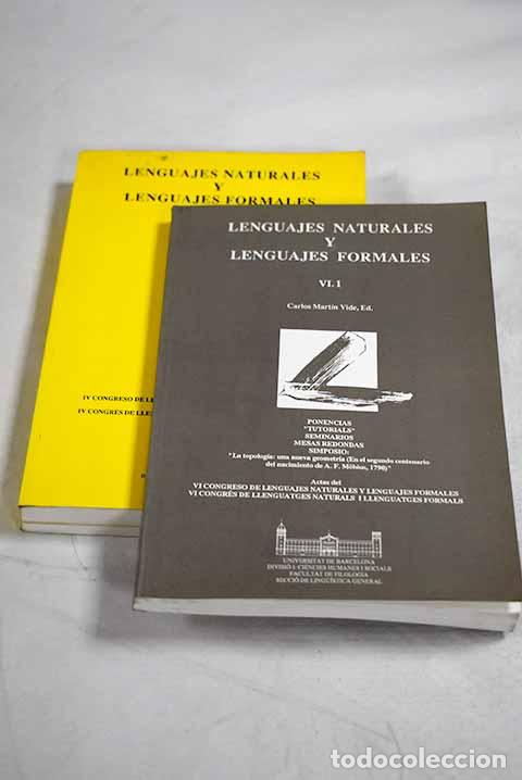 Libros: Lenguajes naturales y lenguajes formales: comunicaciones