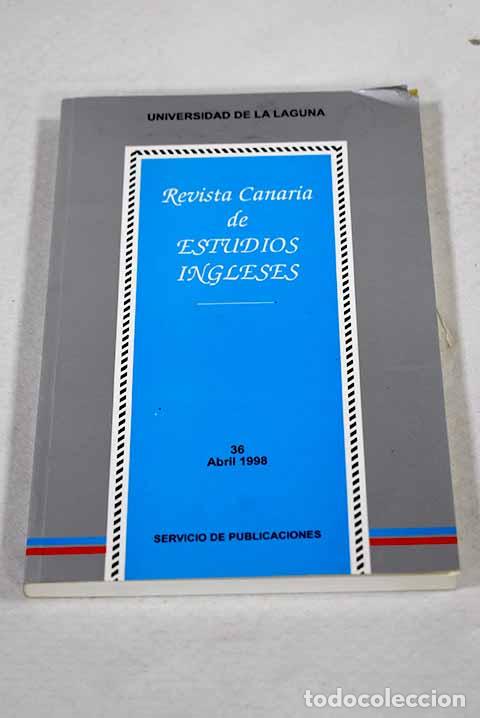 books: Revista canaria de Estudios Ingleses. N&ordm; 36