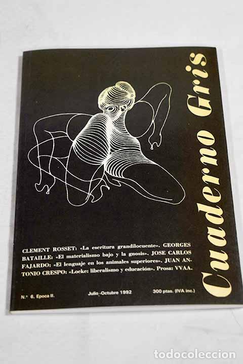 books: Cuaderno gris: revista. N&ordm; 6