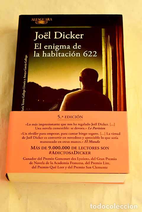 Libros: El enigma de la habitaci&oacute;n 622.- Dicker, Joel
