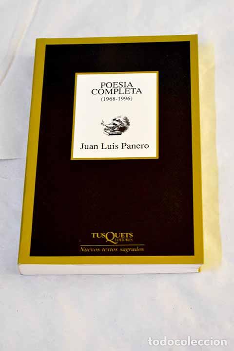 Libros: Poes&iacute;a completa: (1968-1996).- Panero, Juan Luis