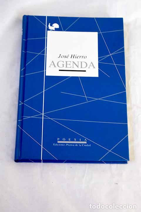 Libros: Agenda: Hierro, Jos&eacute;.- Hierro, Jos&eacute;