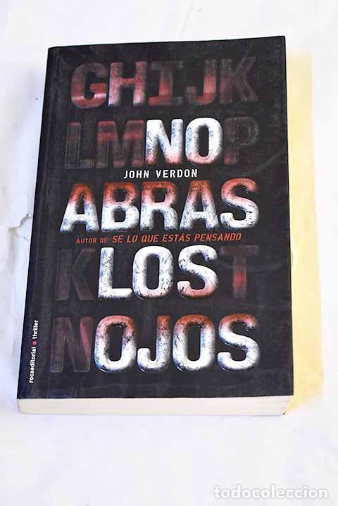 Libros: No abras los ojos: Verdon, John.- Verdon, John