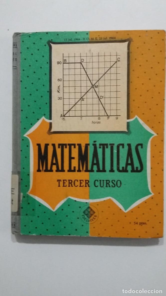 Libros: MATEMATICAS. TERCER CURSO. - tdk187