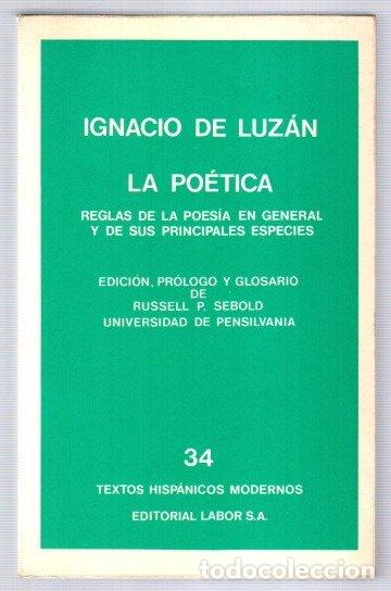 Libros: La po&eacute;tica - Luz&aacute;n, Ignacio de