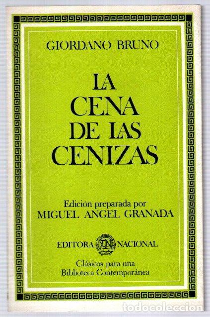 Libros: La cena de las cenizas - Bruno, Giordano