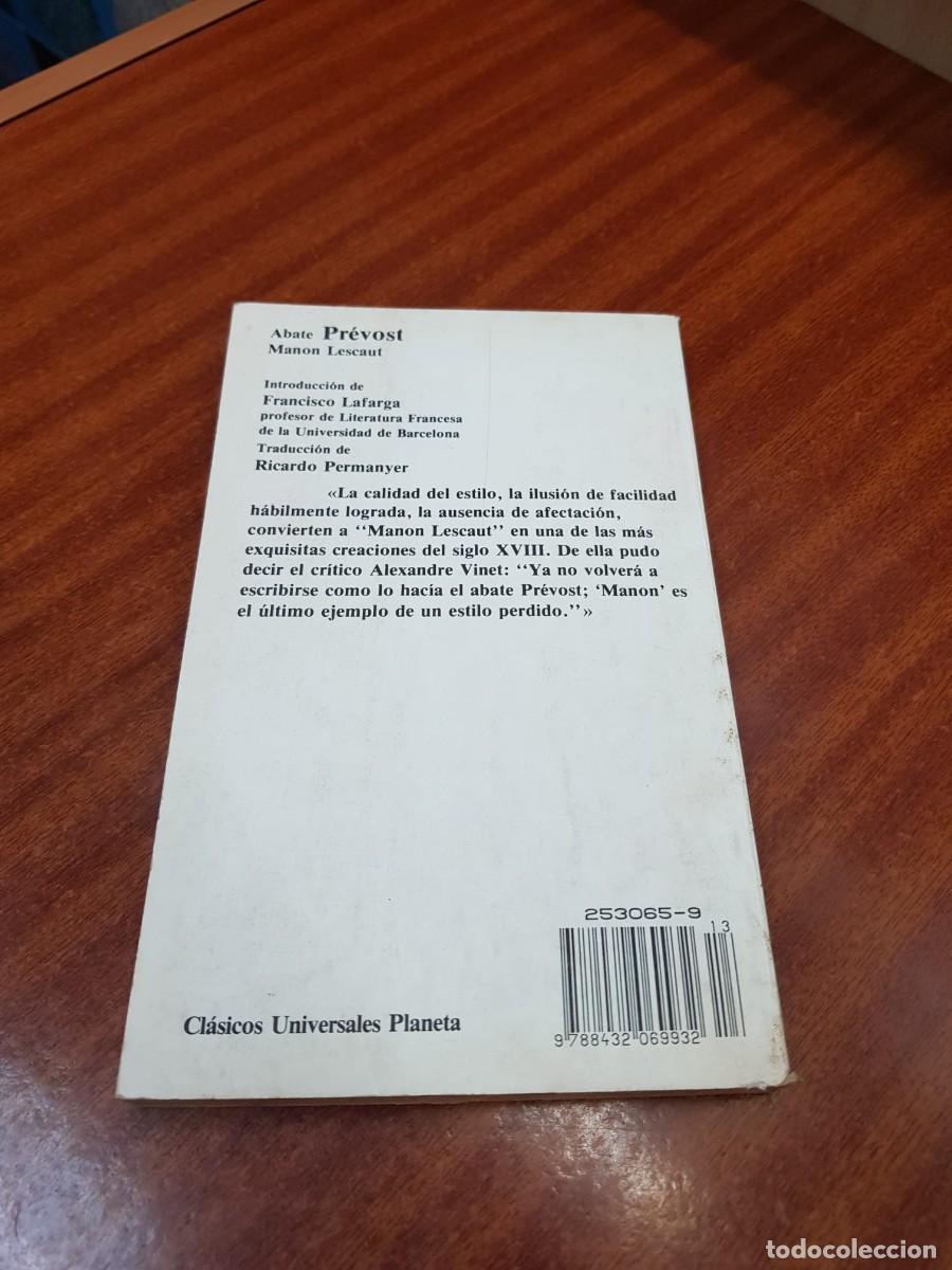 Libros: ABATE PREVOST-MANON LESCAUT - Foto 2