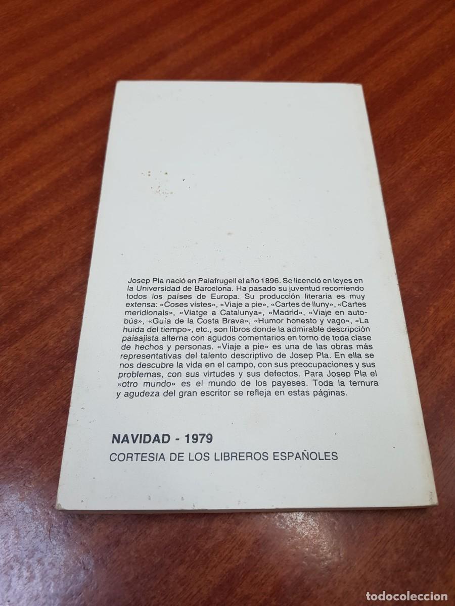 Libros: VIAJE A PIE-JOSEP PLA - Foto 2