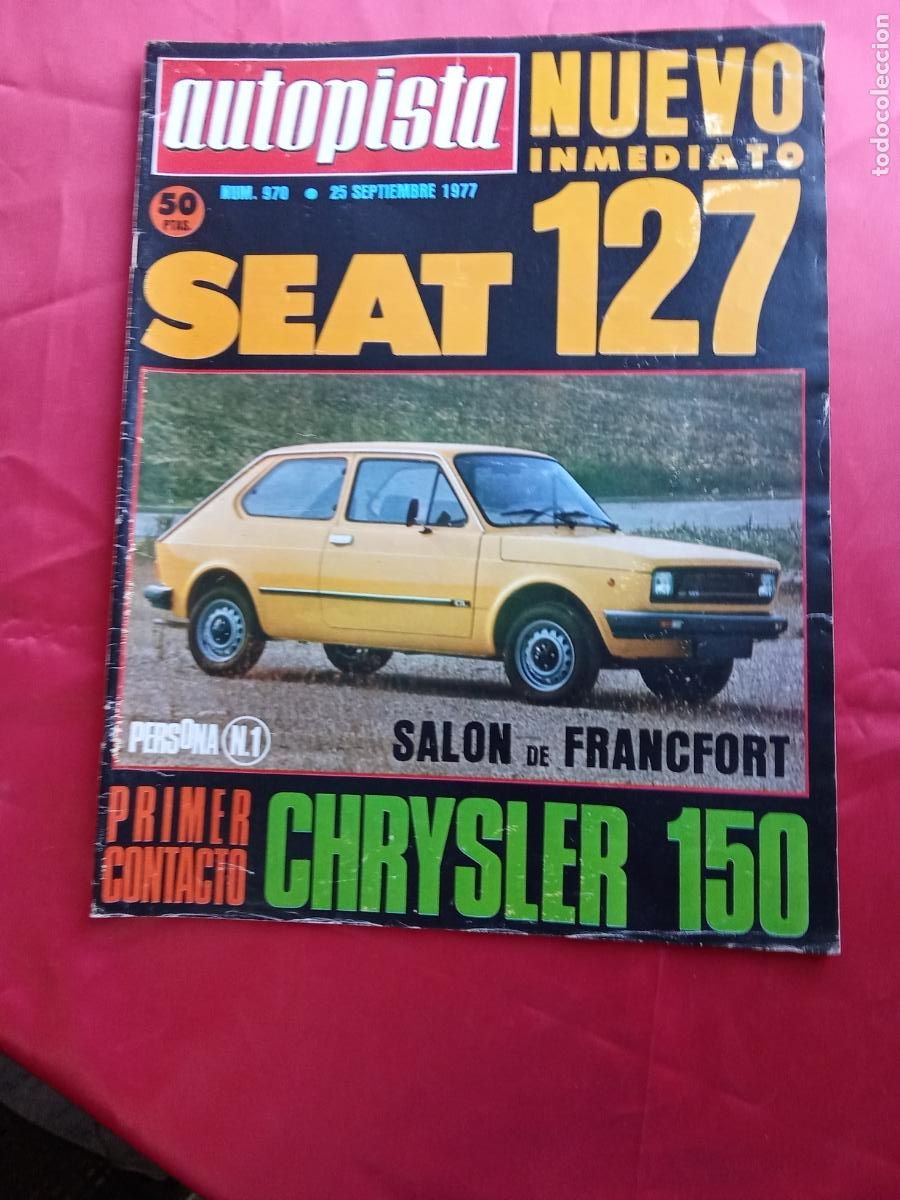 Libros: Revista Autopista N&ordm; 970 Septiembre 1977 REV.1434