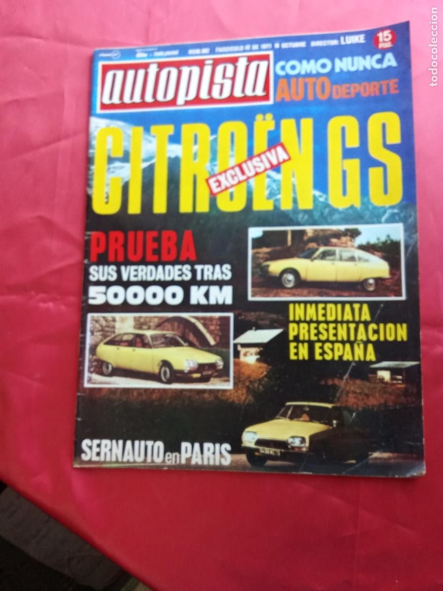 Libros: Revista Autopista N&ordm; 662 Octubre 1971 REV.1435