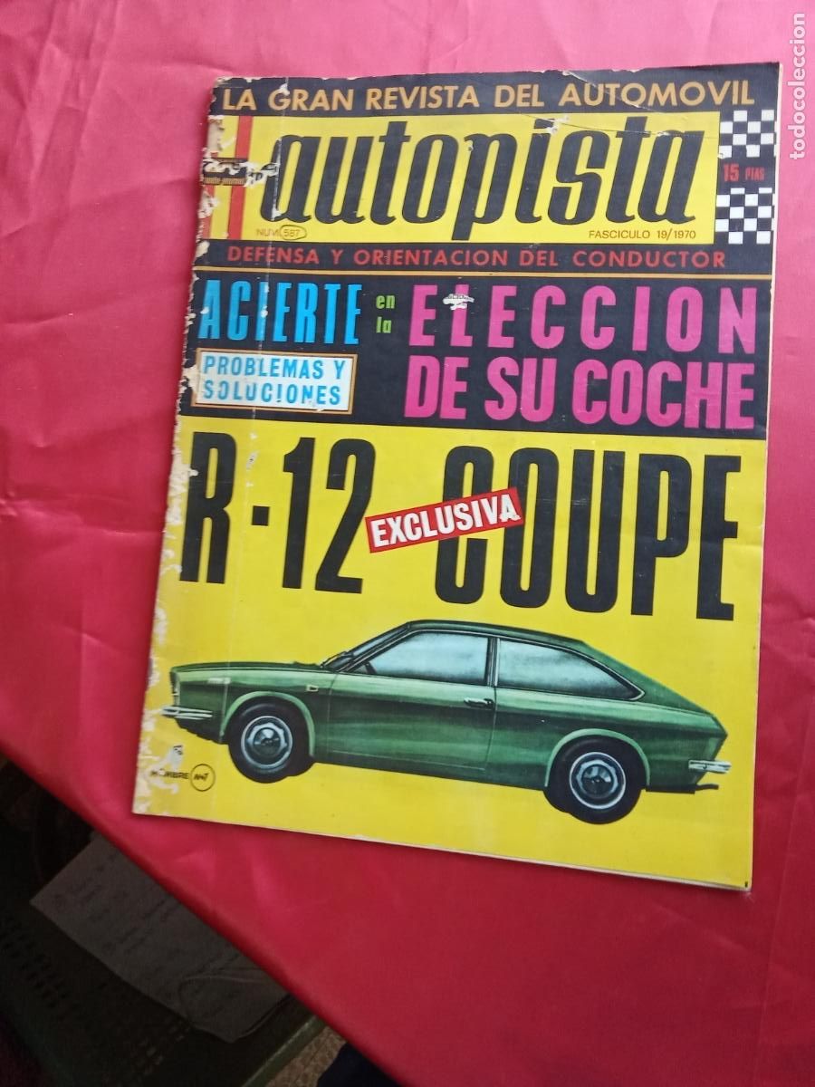 Libros: Revista Autopista N&ordm; 587 Mayo 1970 REV.1436