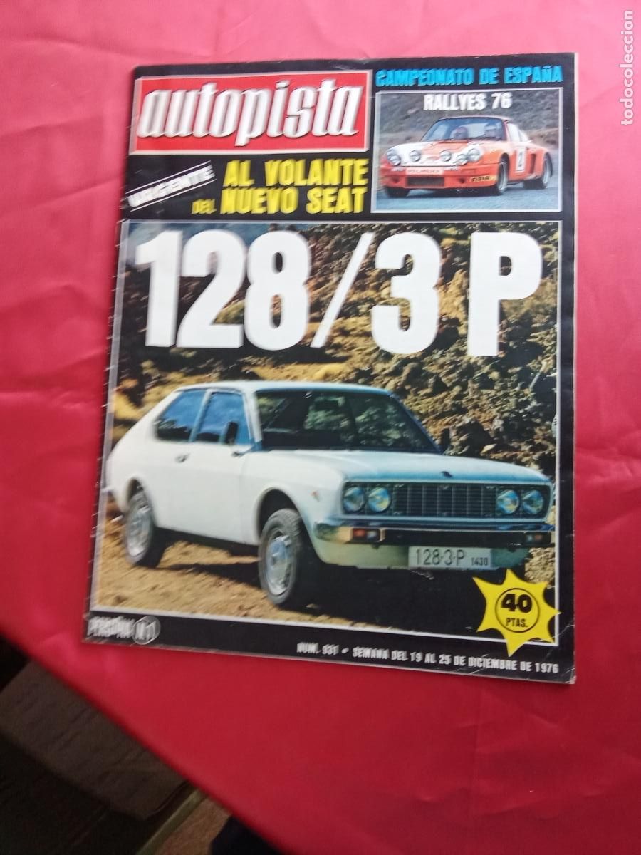 Libros: Revista Autopista N&ordm; 931 Diciembre 1976 REV.1437