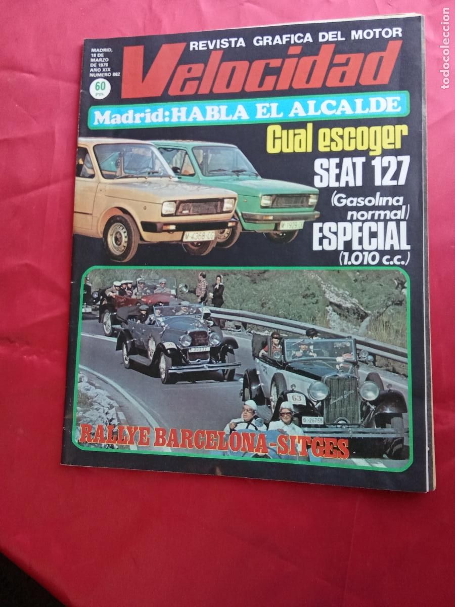 Libros: Revista Velocidad N&uacute;n. 862 Marzo 1978 REV.1442