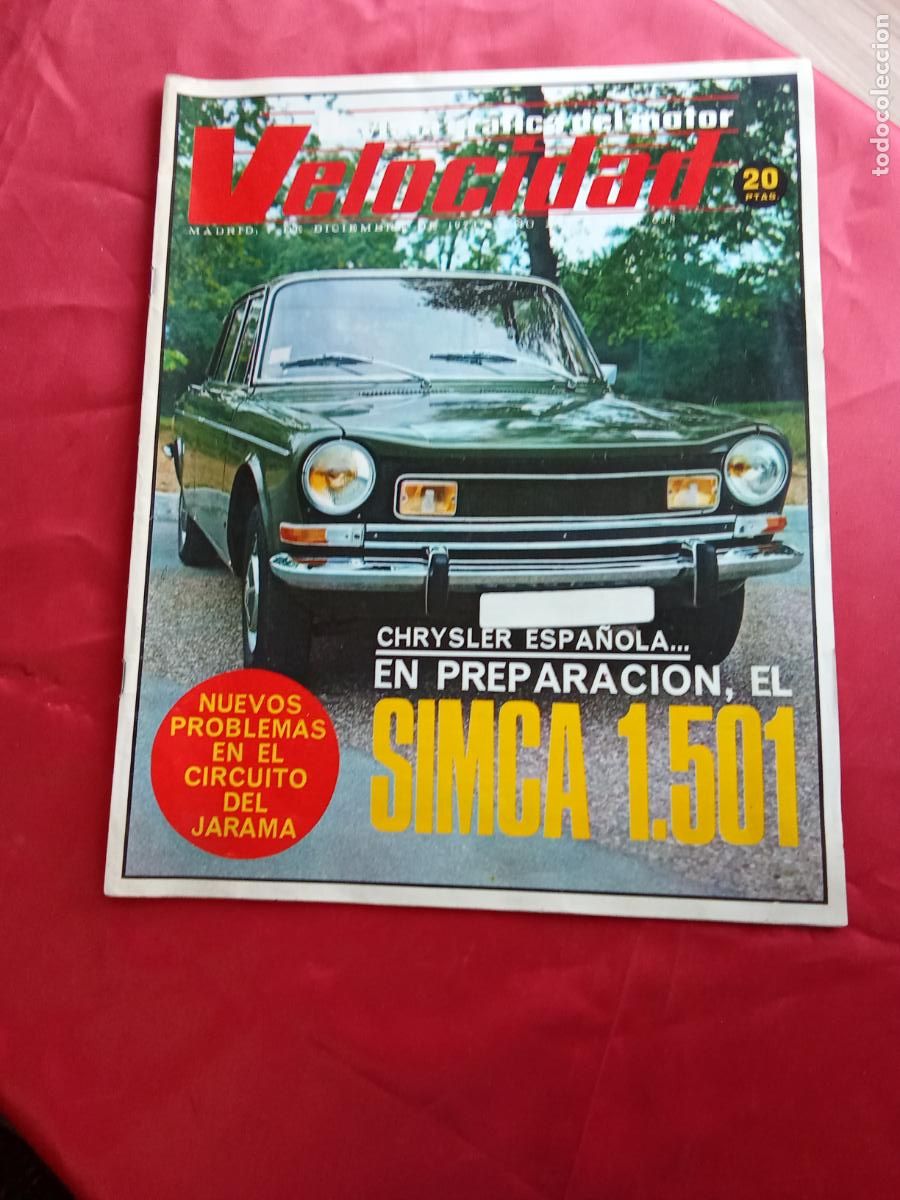 Libros: Revista Velocidad N&uacute;n. 638 Diciembre 1973 REV.1443