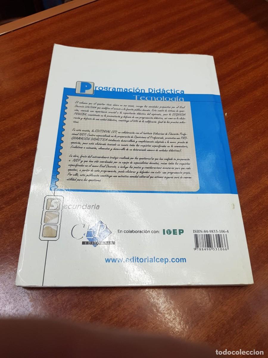 Libros: TECNOLOGIA-PROGRAMACION DIDACTICA- - Foto 2
