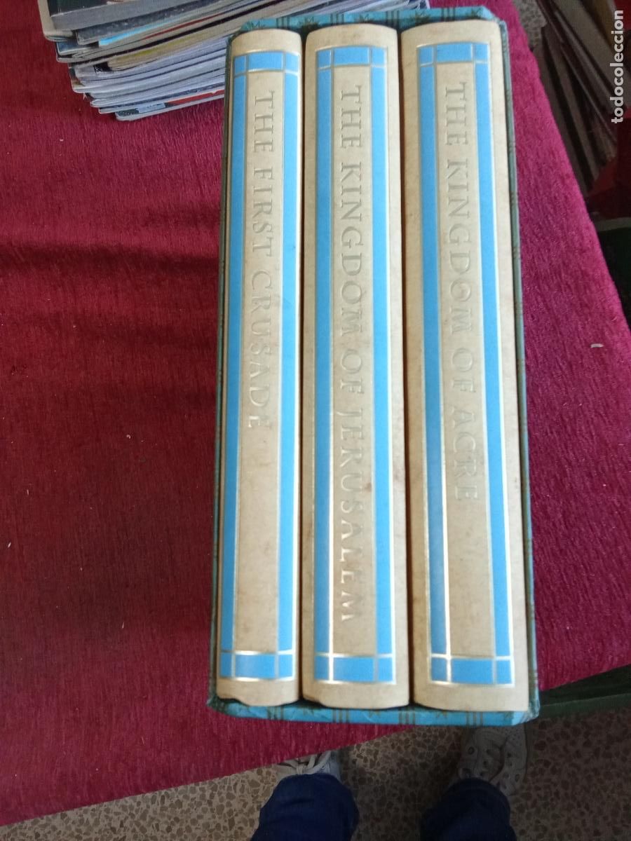 Libros: A History of the crusades. The Folio society (3 tomos) Steven Runciman Art.548-1547