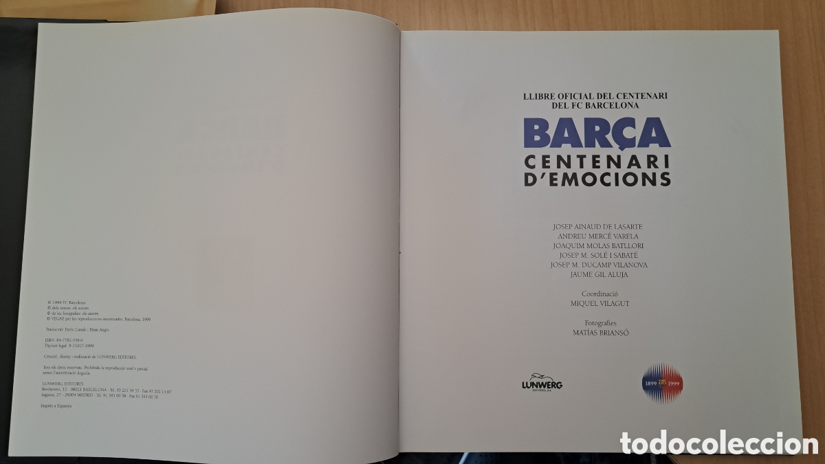 Libros: BAR&Ccedil;A. CENTENARI DEMOCIONS - Foto 2